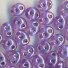PRECIOSA Twin Beads Violet Pearl