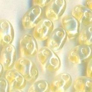 PRECIOSA Twin Beads Gelb Pearl