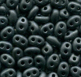 PRECIOSA Twin Beads Hematite Matt 28949