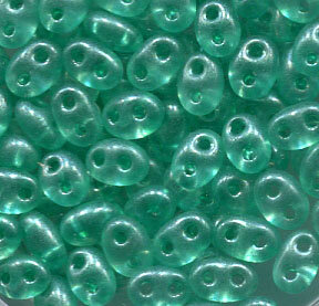 PRECIOSA Twin Beads Grün Terra Pearl 08358
