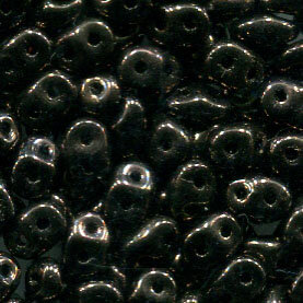 SuperDuo-Beads JET COPPER 23980/14435