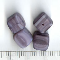 Glasperlen Würfel Violet