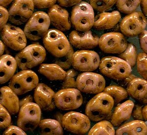 SuperDuo-Beads CHALK SENEGAL BROWN-PURPLE 03000/15695