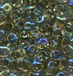 SuperDuo-Beads SMOKE GREY AB 40020/28703