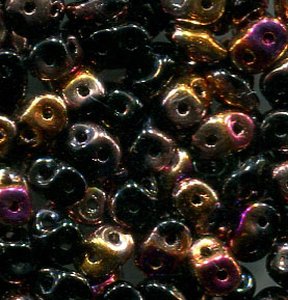 SuperDuo-Beads JET SLIPERIT