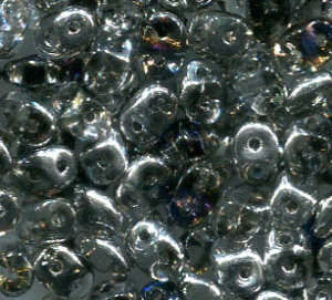 SuperDuo-Beads CRYSTAL HELIOTROPE 00030/29536