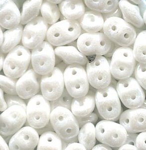 SuperDuo-Beads CHALK WHITE LUSTER 03000/14400