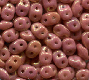 SuperDuo-Beads CHALK RUBY LUSTER 03000/14497