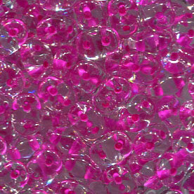 SuperDuo-Beads CRYSTAL PINK LINED 00030/44877