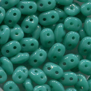 SuperDuo-Beads TURQUOISE GREEN 63130